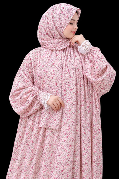 اسدال كم وطرحه دانتيل